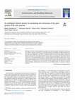 Research paper thumbnail of An intelligent hybrid system for predicting the tortuosity of the pore system of fly ash concrete