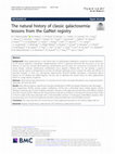 Research paper thumbnail of The natural history of classic galactosemia: lessons from the GalNet registry