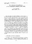 Research paper thumbnail of La evolución de la población en la Comunidad de Madrid (199/-1996)