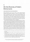 1: On the Diversity of India’s Democracies Cover Page