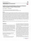 Research paper thumbnail of The Effect of Pre-processing Techniques on the Accuracy of Sentiment Analysis Using Bag-of-Concepts Text Representation