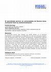 Research paper thumbnail of El Aprendizaje Servicio en Universidades De Buenos Aires: Avanzando Hacia Su Institucionalización