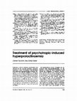 Research paper thumbnail of Treatment of psychotropic-induced hyperprolactinaemia