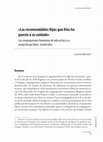 Research paper thumbnail of “‘Las recomendables Hijas que Dios ha puesto a su cuidado’ Las congregaciones femeninas de vida activa y su recepción por Mons. Jacinto Vera”. Soleriana, nº 44 (2022), pp. 53-77