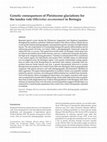 Genetic consequences of Pleistocene glaciations for the tundra vole (Microtus oeconomus) in Beringia Cover Page