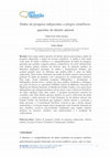 Research paper thumbnail of Dados de pesquisa subjacentes a artigos científicos