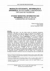 Research paper thumbnail of Migração estudantil, informação e diferença: notas sobre comunidades virtuais no Facebook