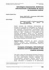 Research paper thumbnail of Estratégias empresariais, dinâmicas informacionais e identidade de marca na economia criativa