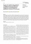 Research paper thumbnail of A year and a half into the pandemic in Mexico: evidence of differences in COVID-19 mortality between Indigenous and non-Indigenous populations continues to accumulate