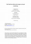 Research paper thumbnail of The Wall Street Rule and Its Impact on Board Monitoring