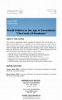 Research paper thumbnail of CfP_World Politics in the Age of Uncertainty The Covid-19 Pandemic.jpg