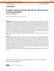 Research paper thumbnail of Il selfie: pensieri nascosti, fantasie di autocreazione, tratti di personalità