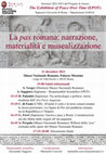 Research paper thumbnail of EPOT seminars - La pax romana: narrazione, materialità e musealizzazione - Palazzo Massimo (21 dicembre 2022)