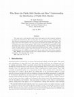 Research paper thumbnail of Who Bears the Public Debt Burden and How? Understanding the Distribution of Public Debt Burden