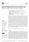 Research paper thumbnail of Safety and Prophylactic Efficacy of Liposome-Based Vaccine against the Drug-Resistant Acinetobacter baumannii in Mice