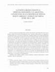 Research paper thumbnail of La política militar durante la “apertura democrática” en Argentina: concepciones de los ministros de Defensa Roque Carranza y Horacio Jaunarena entre 1983 y 1989