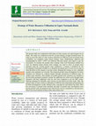 Research paper thumbnail of Strategy of Water Resource Utilization in Upper Narmada Basin