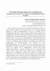 Research paper thumbnail of L'actualité herméneutique de la métaphysique. À propos "Du sens des choses. L'idée de la métaphysique" de Jean Grondin