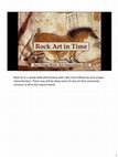 Research paper thumbnail of Rock Art in Time - San Diego Rock Art Assoc 2022 Symposium