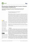 Research paper thumbnail of Reconstruction of Simplified Microbial Consortia to Modulate Sensory Quality of Kombucha Tea