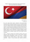 Research paper thumbnail of TÜRKİYE -ERMENİSTAN İLİŞKİLERİNİN NORMALLEŞME SÜRECİNİ BALTALAMAYI HEDEFLEYEN GİRİŞİMLER - Hazel ÇAĞAN ELBİR