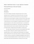 Research paper thumbnail of Media and Governance in Latin America