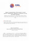 Research paper thumbnail of Appel à communications "Qui encaisse le travail gratuit ? Exploitations, adhésions et résistances au sein du monde associatif