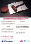 Research paper thumbnail of La littérature au tribunal