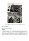 Research paper thumbnail of Curatorial opening talk: Weavers, Merchants and Kings: Cadrys 70th Anniversary