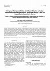 Research paper thumbnail of Effect of medium composition and explant size on embryogenic calli formation of cassava (Manihot esculenta Crantz) local genotypes