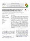 Weight gain-based targeted selective treatments (TST) of gastrointestinal nematodes in first-season grazing cattle Cover Page