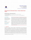 Research paper thumbnail of Testing Weak Form Information Memory: A Study of Indian Futures Market