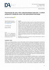 Research paper thumbnail of Experiencing the space with a phenomenological approach: A method proposal for relating the senses with representation and design