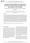 Research paper thumbnail of Analysing Youtube Mid-Rolls Advertising Factors on Watchers’ Purchase Intention of Online Travel Agent During Covid-19 Pandemy