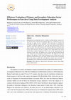 Research paper thumbnail of Efficiency Evaluation of Primary and Secondary Education Sector Performance in East Java Using Data Envelopment Analysis