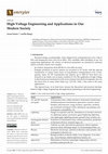 Research paper thumbnail of High-Voltage Engineering and Applications in Our Modern Society