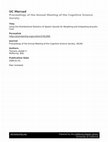 Research paper thumbnail of UC Merced Proceedings of the Annual Meeting of the Cognitive Science Society Title Using the Distributional Statistics of Speech Sounds for Weighting and Integrating Acoustic Cues Using the Distributional Statistics of Speech Sounds for Weighting and Integrating Acoustic Cues