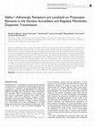 Alpha-1 Adrenergic Receptors are Localized on Presynaptic Elements in the Nucleus Accumbens and Regulate Mesolimbic Dopamine Transmission Cover Page