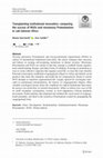 Transplanting institutional innovation: comparing the success of NGOs and missionary Protestantism in sub-Saharan Africa Cover Page