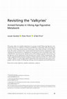 Gardeła L., Pentz P., Price N. (2022) Revisiting the 'Valkyries': Armed Females in Viking Age Figurative Metalwork, Current Swedish Archaeology 30, 95-151 Cover Page