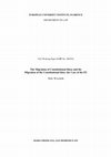 Research paper thumbnail of The migration of constitutional ideas and the migration of the constitutional idea: the case of the EU