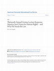 Research paper thumbnail of Amartya Sen’s Vision for Human Rights—and Why He Needs the Law