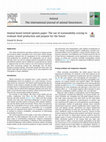 Research paper thumbnail of Animal board invited opinion paper: The use of sustainability scoring to evaluate food production and prepare for the future