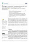 Research paper thumbnail of Assessing the Environmental Performance of Municipal Solid Waste Collection: A New Predictive LCA Model