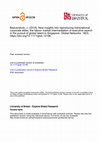 Research paper thumbnail of New insights in reproducingtransnationalcorporate elites: the labour market intermediation of executive search in the pursuit of global talent in Singapore