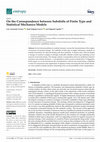 Research paper thumbnail of On the Correspondence between Subshifts of Finite Type and Statistical Mechanics Models