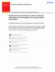 Research paper thumbnail of Psychometric assessment of a tool to evaluate motivation and knowledge of an energy-related topic MOOC