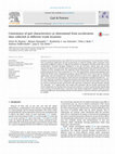 Research paper thumbnail of Consistency of gait characteristics as determined from acceleration data collected at different trunk locations