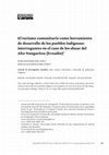 El turismo comunitario como herramienta de desarrollo de los pueblos indígenas: interrogantes en el caso de los shuar del Alto Nangaritza (Ecuador) Cover Page