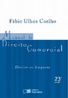 Manual de Direito Comercial Direito de Empresa Fabio Ulhoa Coelho Cover Page